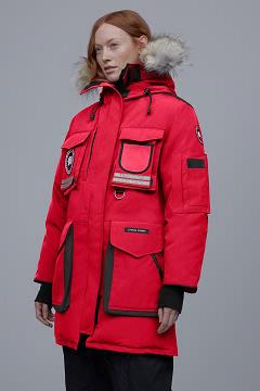 Chamarras Canada Goose Mujer Outlet - Snow Mantra Abrigos Rojos HT6905341